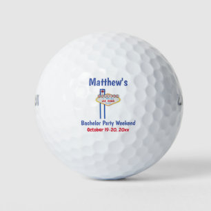 Las Vegas Bachelor Party Gefallen Wochenendausflug Golfball