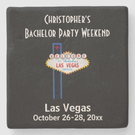 Las Vegas Bachelor Party Typ Wochenendausflug Steinuntersetzer