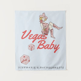 Las Vegas Bachelorette Wandteppich