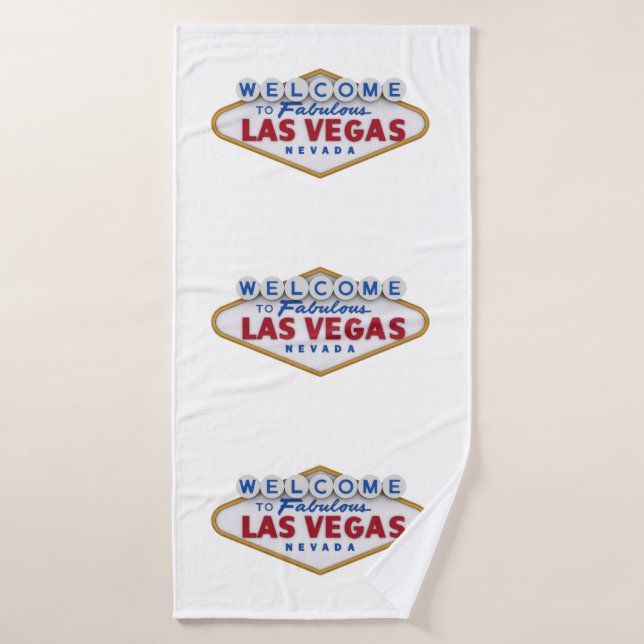 Las Vegas bathroom and kitchen towels Badhandtuch Set (Badehandtuch)