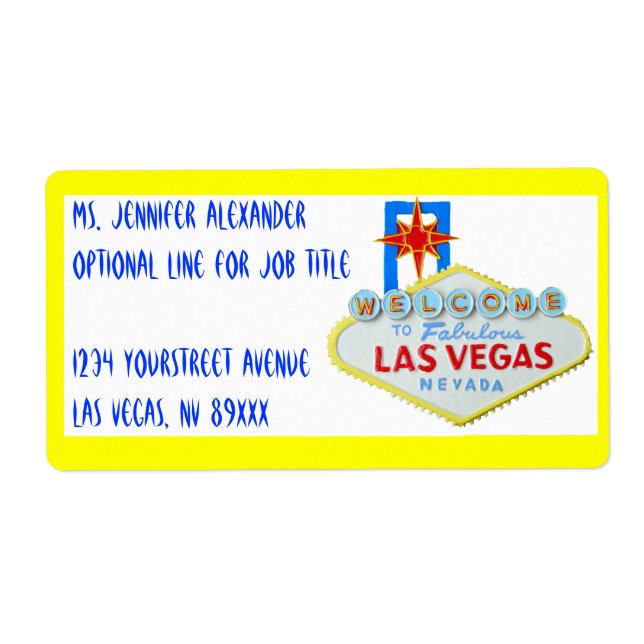 Las Vegas Begrüßungszeichen (Vorne)