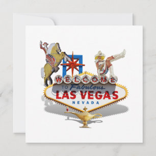 Las Vegas Begrüßungszeichen Einladung