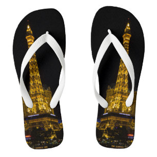 Las Vegas bei Nacht Skyline Flip Flops