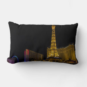 Las Vegas bei Nacht Skyline Lendenkissen