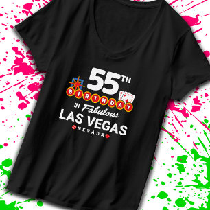 Las Vegas Birthday Party - 55th Birthday In Vegas T-Shirt