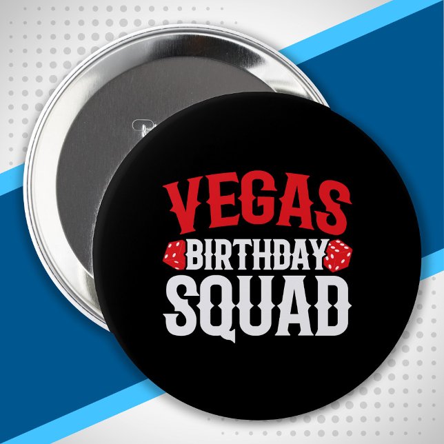Las Vegas Birthday Party Button (Von Creator hochgeladen)