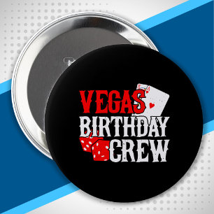 Las Vegas Birthday - Party in Vegas Geburtstagsfei Button