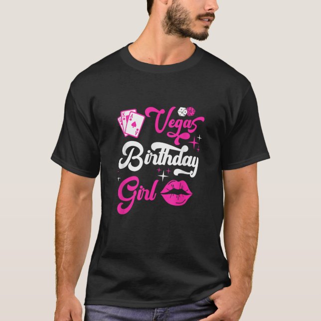 Las Vegas Birthday Party Matching Vegas Birthday S T-Shirt (Vorderseite)