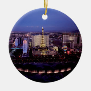 Las Vegas bis zum Nacht 3 Keramik Ornament