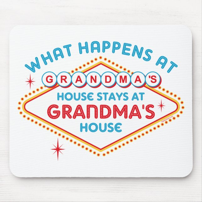 Las Vegas bleibe an der Großmutter Mousepad (Vorne)