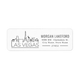 Las Vegas | Bold Stylized Skyline |