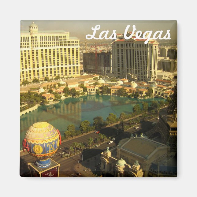 Las Vegas Boulevard Foto Magnet (Vorne)