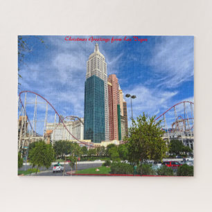 Las Vegas Boulevard Nevada.Christmas Grüße Puzzle