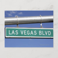 Las Vegas Boulevard - Straßenschild - Der Streifen