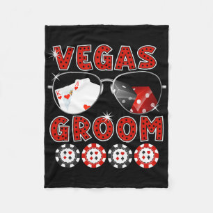 Las Vegas Bräutigam Hochzeit Tee Junggesellenabsch Fleecedecke