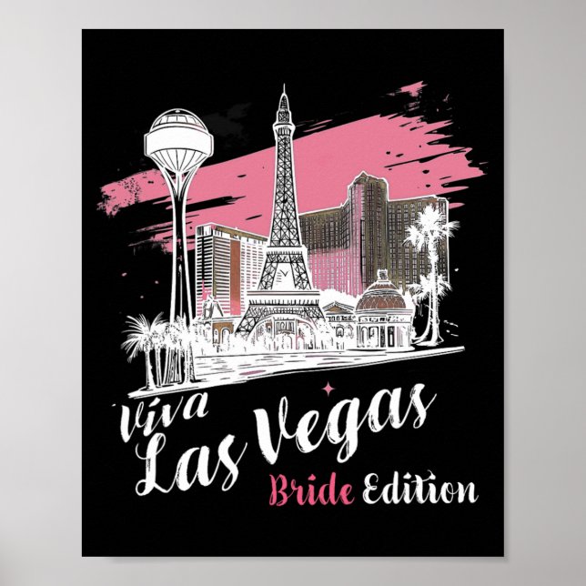 Las Vegas Bride Edition Las Vegas Feier Poster (Vorne)