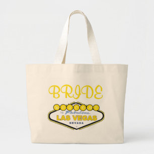 Las Vegas BRIDE Tote Bag Jumbo Stoffbeutel