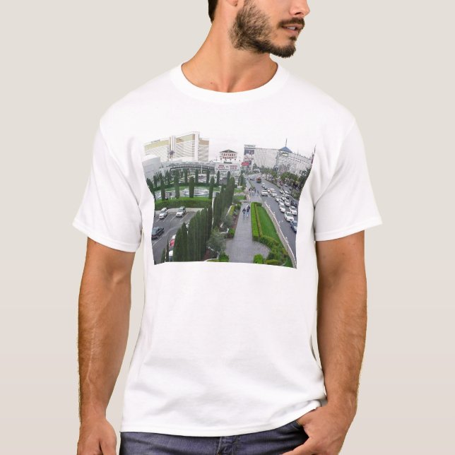Las Vegas-Brunnen-Hotel-Kasino-Caesars Palace T-Shirt (Vorderseite)