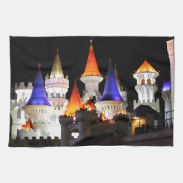 Las Vegas Burg Gaming Vegas City Geschirrtuch