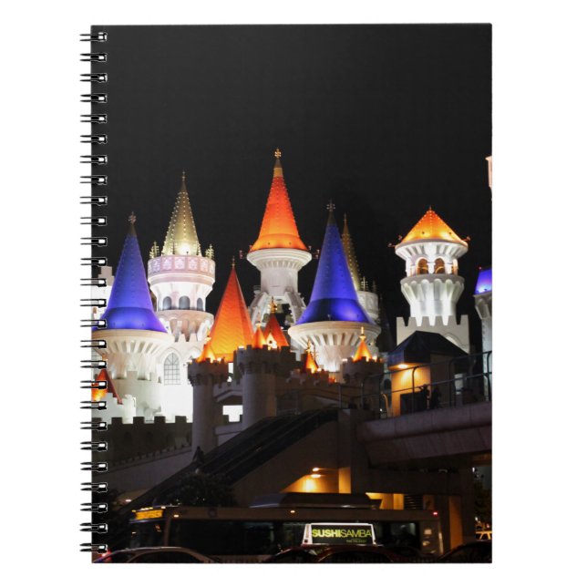 Las Vegas Burg Gaming Vegas City Notizblock (Vorderseite)