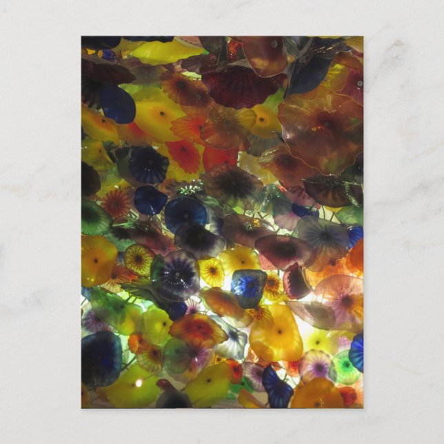 Las Vegas Butterfly Garden Blume Ladybug UNIQUE G Postkarte (Vorderseite)