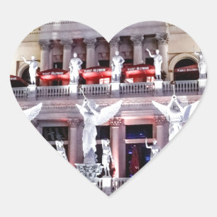 Las Vegas Caesars Palace Forum Architektur Nevada Herz-Aufkleber