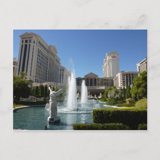Las Vegas Caesars Palace Fountain Fountains Postkarte