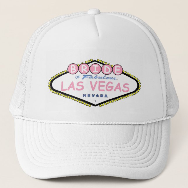 Las Vegas Cap BRIDE Truckerkappe (Vorderseite)