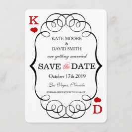 Las Vegas Casino Modernes Foto Save the Date