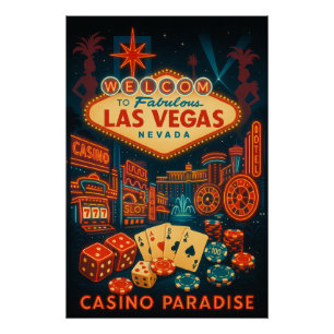 Las Vegas - Casino Paradise Poster