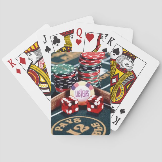 Las Vegas Casino Spielkarten (Rückseite)