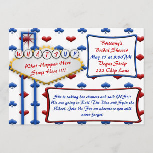 Las Vegas Casino Vintage-Style Party-Einladung Einladung