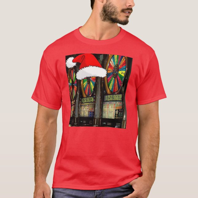 Las Vegas Christmas Slots T-Shirt (Vorderseite)