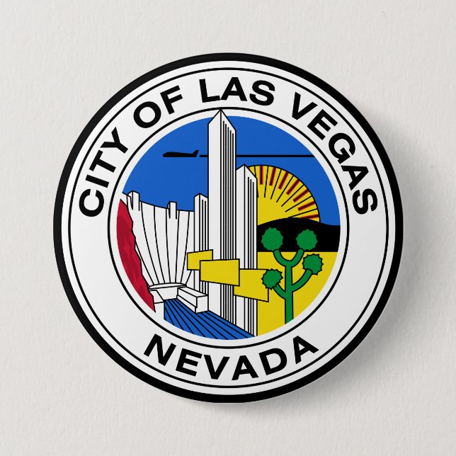 Las Vegas City Siegel (Nevada) Button (Vorderseite)
