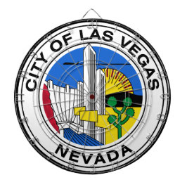 Las Vegas City Siegel (Nevada) Dartscheibe