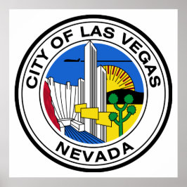 Las Vegas City Siegel (Nevada) Poster