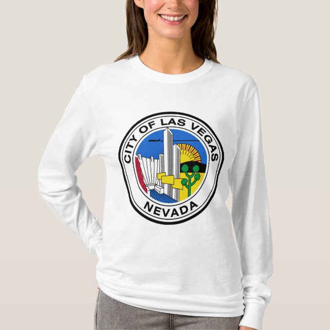 Las Vegas City Siegel (Nevada) T-Shirt (Vorderseite)