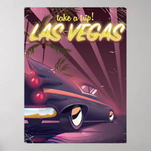 Las Vegas Classic-Autoreiseplakat Poster