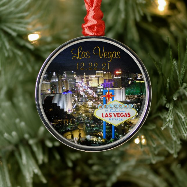 Las Vegas Custom Ornament (Baum)