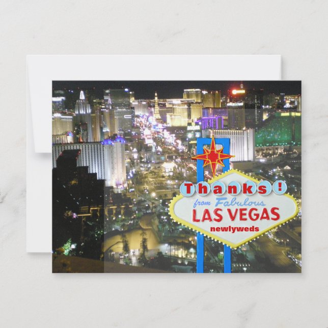 Las Vegas Danke Neuvermählte (Vorderseite)