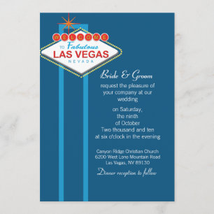 Las Vegas, das Einladung Wedding ist
