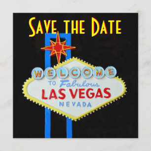 Las Vegas, das Save the Date Einladung Wedding ist