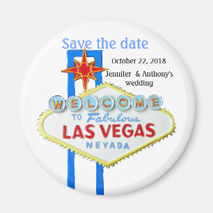 Las Vegas, das Save the Date Wedding ist Magnet
