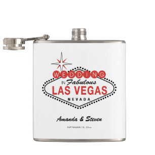 Las Vegas, das   Wedding Flasche Wedding ist Flachmann