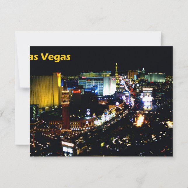 Las Vegas Der Streifen in der Nacht (Vorderseite)