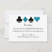 Las Vegas Destiny Empfang Malibu Blue Glitzer