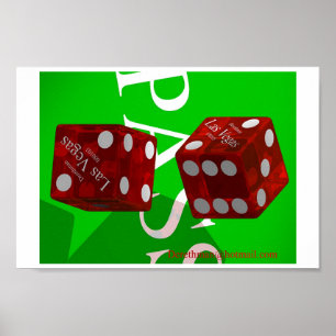 Las Vegas Dice I (Druck) Poster