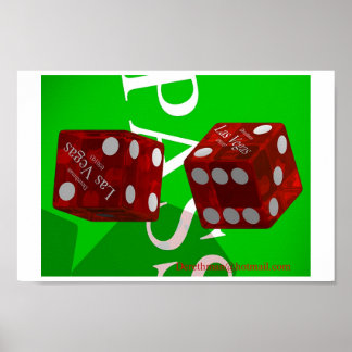 Las Vegas Dice I (Druck) Poster