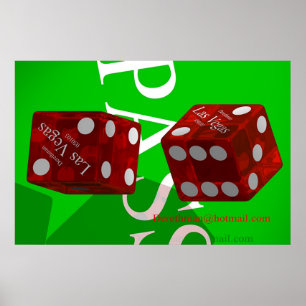 Las Vegas Dice II (Druck) Poster