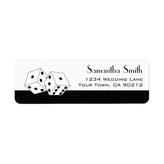 Las Vegas Dice Theme Black & White (Vorne)